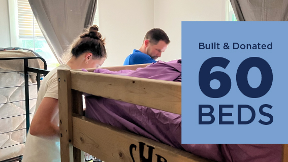 Beds Donated to Kids in Need